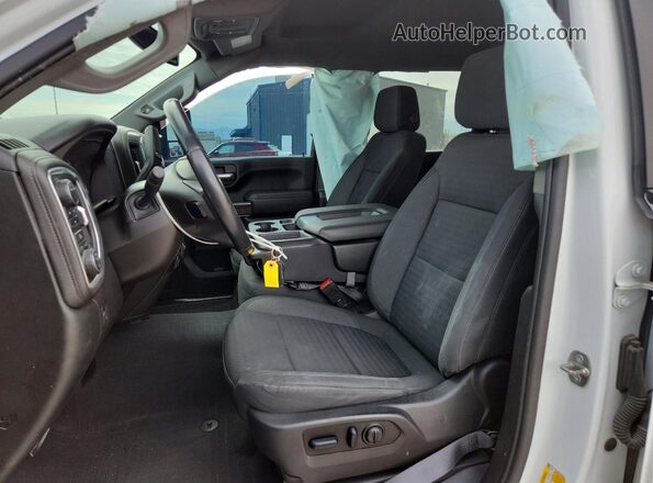 2GC1YNEY9N1246338 2022 CHEVROLET SILVERADO White Widok wnętrza z przodu
