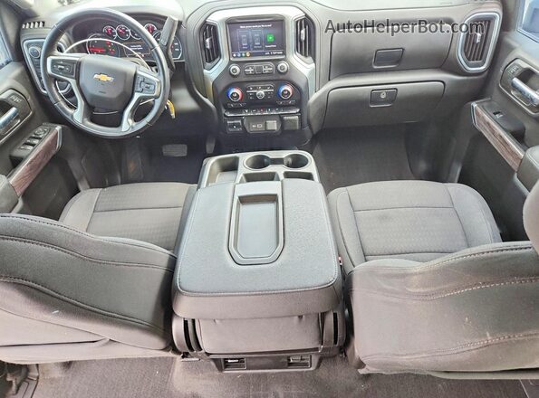2GC1YNEY9N1246338 2022 CHEVROLET SILVERADO White Widok deski rozdzielczej