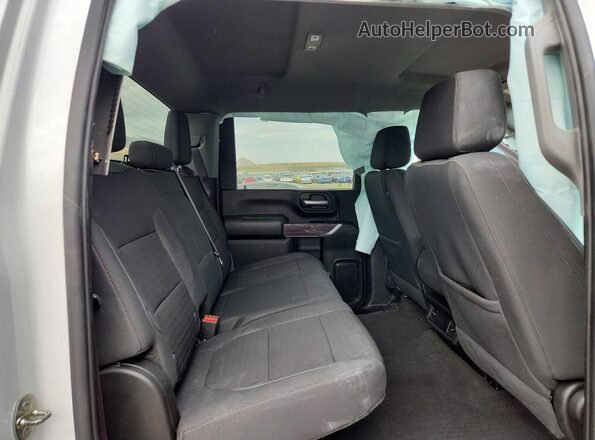 2GC1YNEY9N1246338 2022 CHEVROLET SILVERADO White Widok tylnych siedzeń