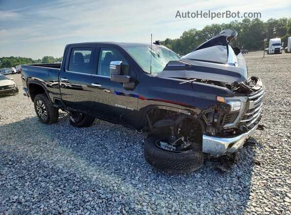2GC1YPEY6R1147445 2024 CHEVROLET SILVERADO Black Przód prawy