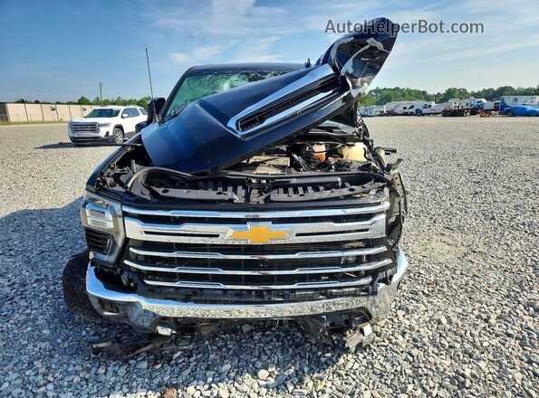 2GC1YPEY6R1147445 2024 CHEVROLET SILVERADO Black Widok z przodu