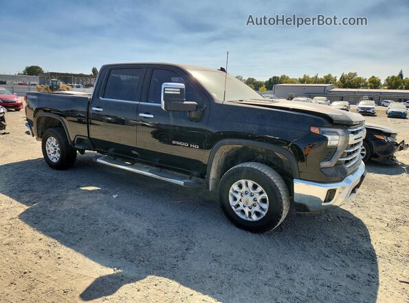 2GC1YPEY7R1146191 2024 CHEVROLET SILVERADO Черный Передняя правая четверть