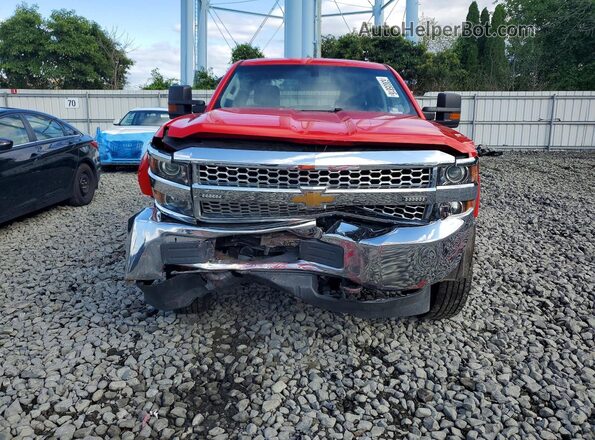2GC2CREG8K1228555 2019 CHEVROLET SILVERADO Red Front view