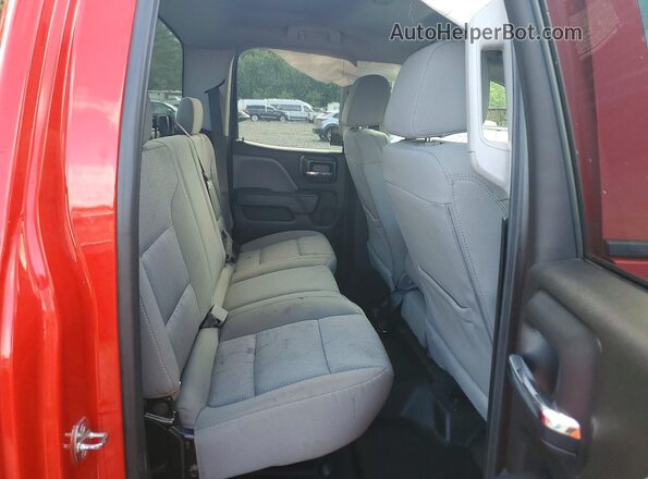 2GC2CREG8K1228555 2019 CHEVROLET SILVERADO Red Rear seats view