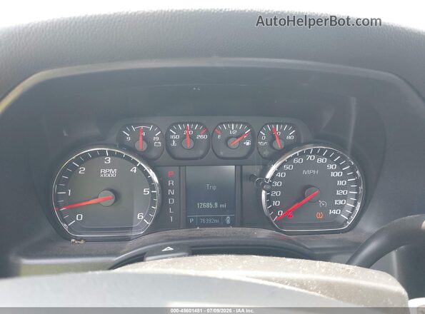 2GC2KREG0K1193447 2019 CHEVROLET SILVERADO Белый Вид задних сидений