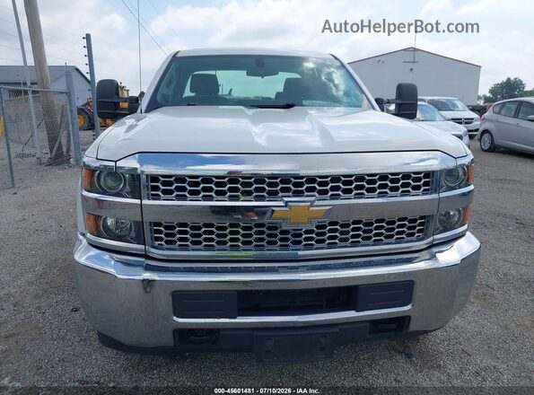 2GC2KREG0K1193447 2019 CHEVROLET SILVERADO Белый Вид щитка приборов
