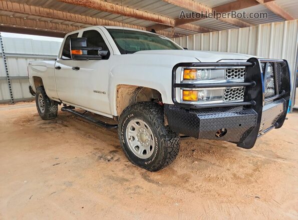 2GC2KREG2K1165536 2019 CHEVROLET SILVERADO White Передня права чверть