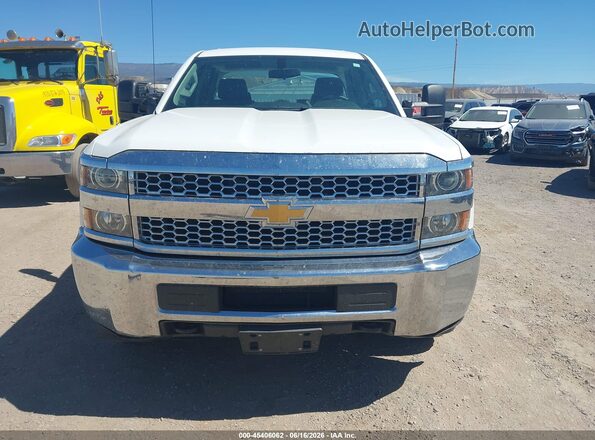 2GC2KREG2K1219577 2019 CHEVROLET SILVERADO White Вид щитка приладів