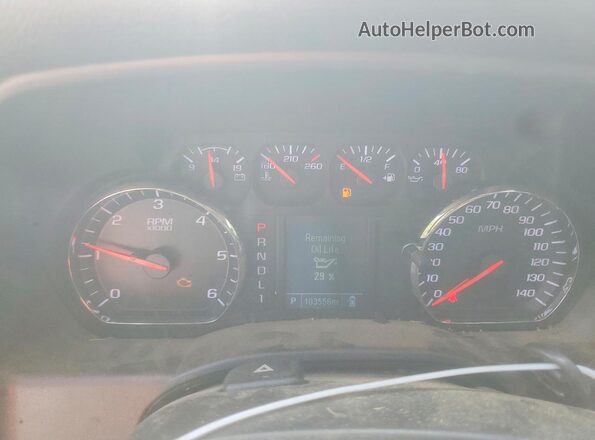 2GC2KREG3K1239157 2019 CHEVROLET SILVERADO White Սարքավորումների վահանակի տեսք