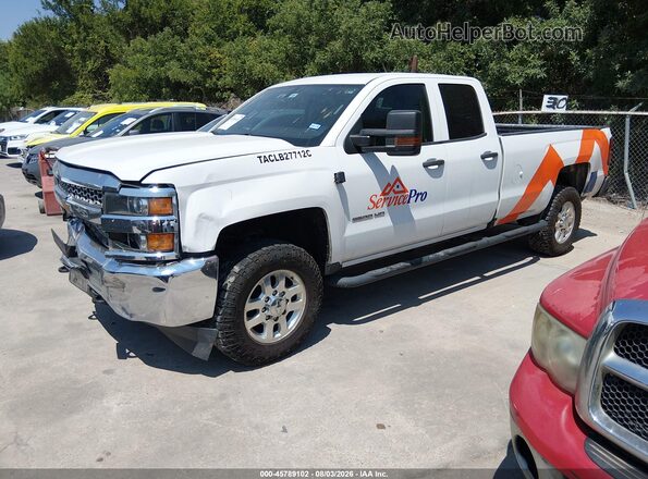 2GC2KREG7K1127896 2019 CHEVROLET SILVERADO White Przód lewy