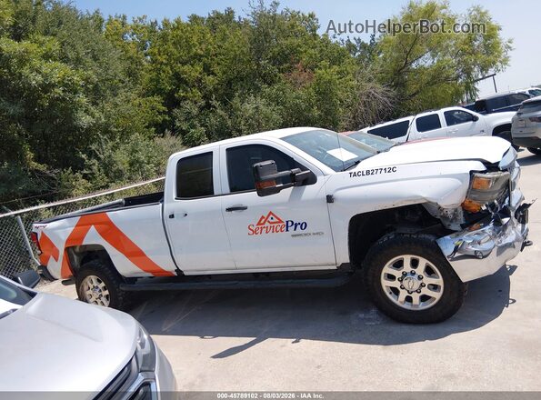 2GC2KREG7K1127896 2019 CHEVROLET SILVERADO White Widok wnętrza z tyłu