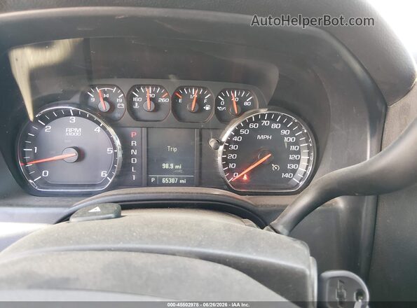 2GC2KREGXK1111997 2019 CHEVROLET SILVERADO Silver Հետևի նստատեղերի տեսք