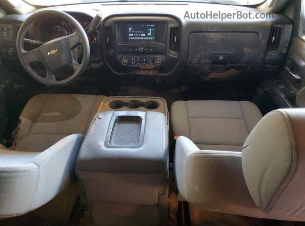2GC2KREGXK1242900 2019 CHEVROLET SILVERADO White Widok deski rozdzielczej