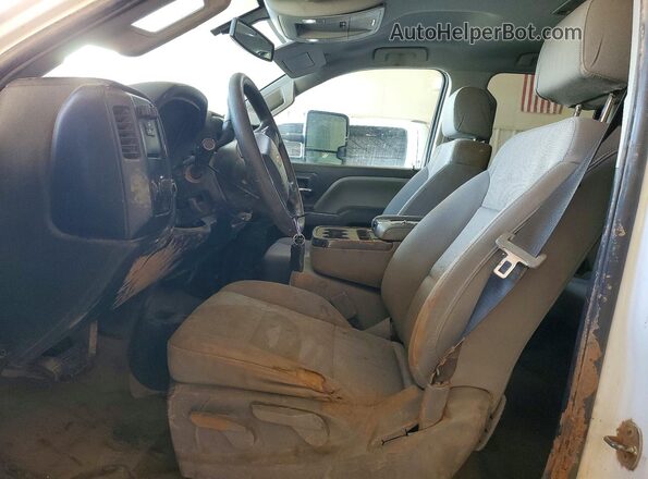 2GC2KREGXK1242900 2019 CHEVROLET SILVERADO White Widok wnętrza z przodu