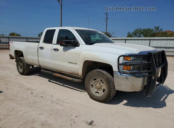 2GC2KREGXK1242900 2019 CHEVROLET SILVERADO White Przód prawy