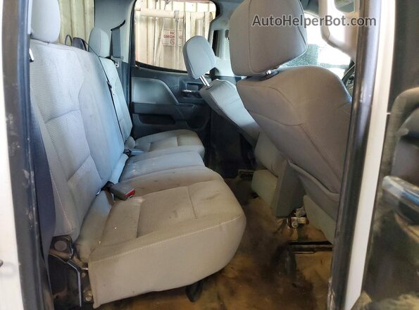 2GC2KREGXK1242900 2019 CHEVROLET SILVERADO White Widok tylnych siedzeń