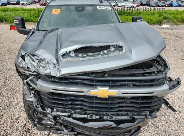 2GC4KME73S1180820 2025 CHEVROLET SILVERADO Gray Вид задньої частини салону