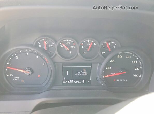2GC4KMEY4S1153750 2025 CHEVROLET SILVERADO Gray Սարքավորումների վահանակի տեսք