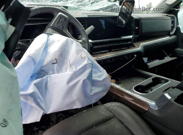 2GC4KNEY0S1161835 2025 CHEVROLET SILVERADO Black Առջևի վահանակի տեսք