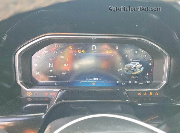 2GC4KREY0T1108321 2026 CHEVROLET SILVERADO White ხელსაწყოთა პანელის ხედი