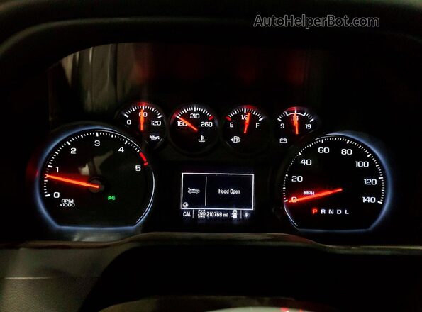 2GC4YLEY8N1228723 2022 CHEVROLET SILVERADO White ხელსაწყოთა პანელის ხედი