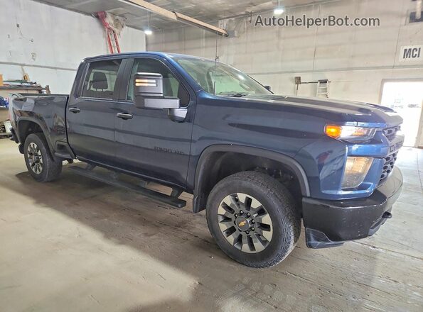 2GC4YME77P1719686 2023 CHEVROLET SILVERADO Blue Delantero derecho