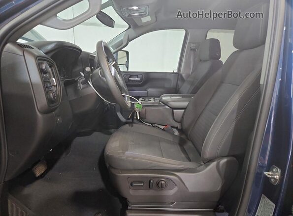 2GC4YME77P1719686 2023 CHEVROLET SILVERADO Blue Vista interior delantera