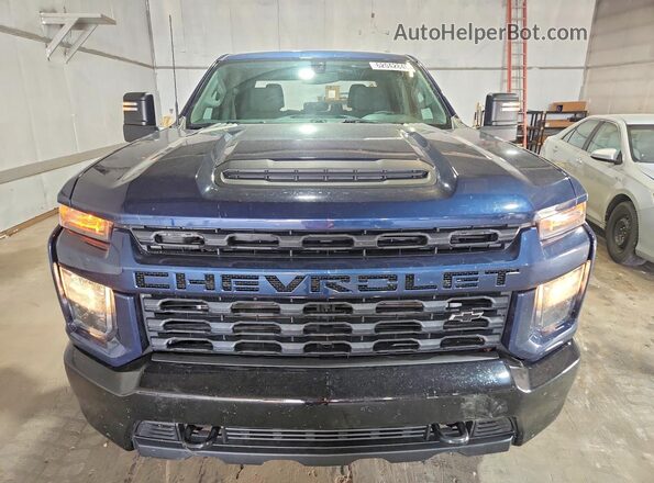 2GC4YME77P1719686 2023 CHEVROLET SILVERADO Blue Vista frontal