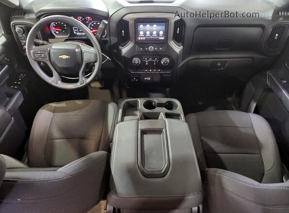 2GC4YME77P1719686 2023 CHEVROLET SILVERADO Blue Vista del salpicadero