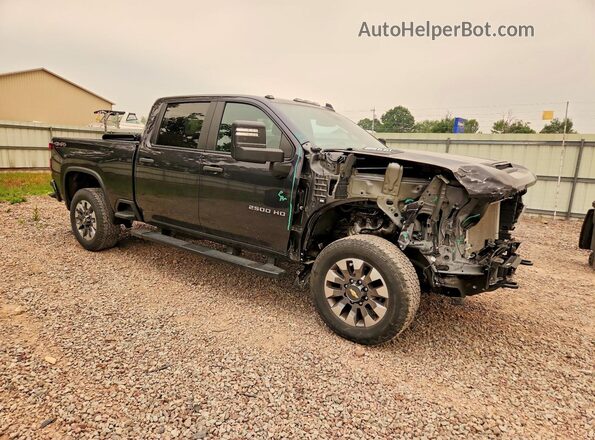 2GC4YME78R1116815 2024 CHEVROLET SILVERADO Black წინა მარჯვენა