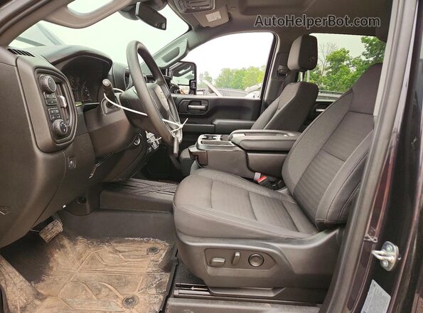 2GC4YME78R1116815 2024 CHEVROLET SILVERADO Black წინა სალონის ხედი