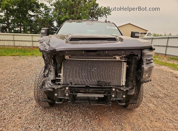 2GC4YME78R1116815 2024 CHEVROLET SILVERADO Black წინა ხედი