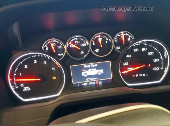 2GC4YMEY0P1700132 2023 CHEVROLET SILVERADO White ხელსაწყოთა პანელის ხედი