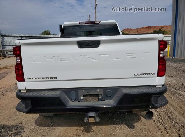 2GC4YMEY0P1700132 2023 CHEVROLET SILVERADO White უკანა ხედი
