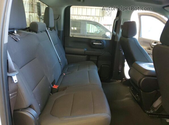 2GC4YMEY0P1700132 2023 CHEVROLET SILVERADO White უკანა სავარძლების ხედი