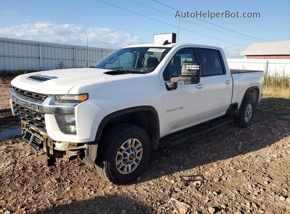 2GC4YNE75P1713231 2023 CHEVROLET SILVERADO Белый Задняя правая четверть