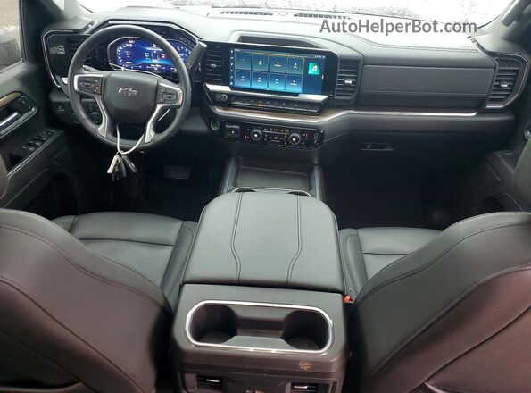 2GC4YNE78R1269524 2024 CHEVROLET SILVERADO White წინა პანელის ხედი