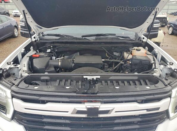 2GC4YNE78R1269524 2024 CHEVROLET SILVERADO White უკანა სალონის ხედი