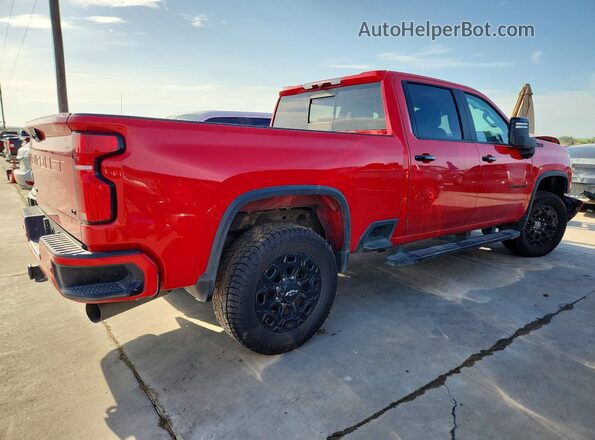 2GC4YNEY8R1231297 2024 CHEVROLET SILVERADO Красный Задняя правая четверть