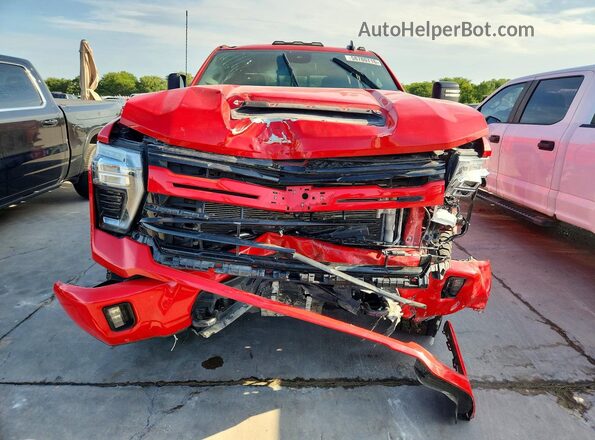 2GC4YNEY8R1231297 2024 CHEVROLET SILVERADO Красный Вид спереди