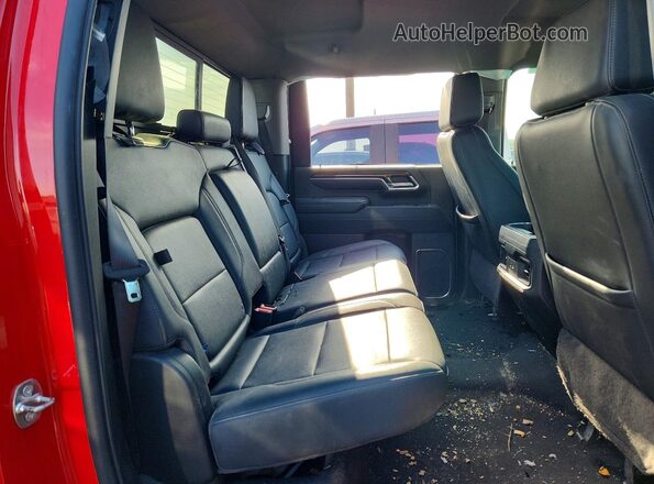 2GC4YNEY8R1231297 2024 CHEVROLET SILVERADO Красный Вид задних сидений