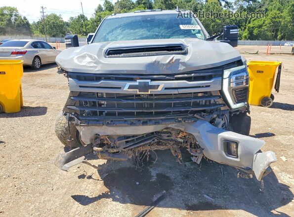 2GC4YNEY8R1271167 2024 CHEVROLET SILVERADO Silver Front view