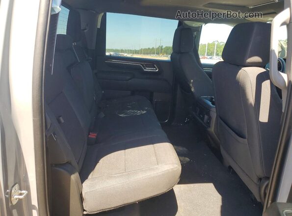 2GC4YNEY8R1271167 2024 CHEVROLET SILVERADO Silver Rear seats view