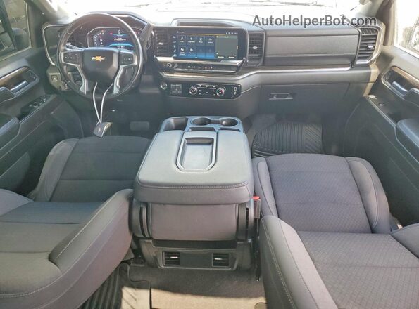 2GC4YNEY9R1194518 2024 CHEVROLET SILVERADO Белый Вид панели приборов