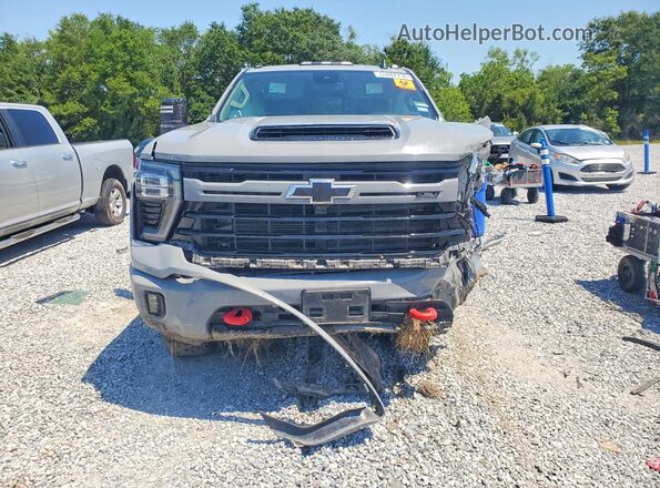 2GC4YNEYXR1202769 2024 CHEVROLET SILVERADO Gray Front view