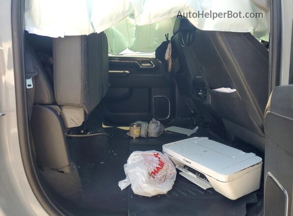 2GC4YNEYXR1202769 2024 CHEVROLET SILVERADO Gray Rear seats view