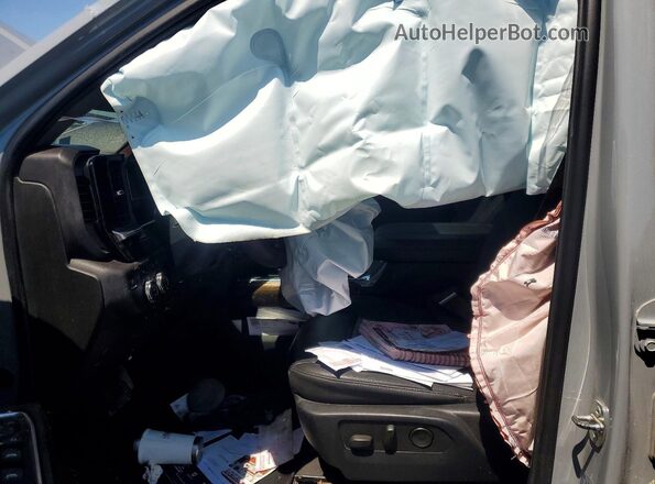 2GC4YNEYXR1202769 2024 CHEVROLET SILVERADO Gray Front interior view