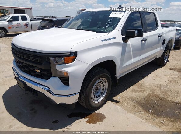 2GCPAAED6R1198968 2024 CHEVROLET SILVERADO White Առջևի ձախ երեք քառորդ տեսարան