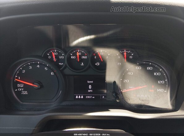 2GCPAAED6R1198968 2024 CHEVROLET SILVERADO White Հետևի նստատեղերի տեսք