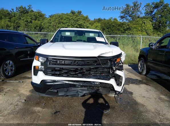 2GCPAAED7P1114668 2023 CHEVROLET SILVERADO Белый Вид щитка приборов
